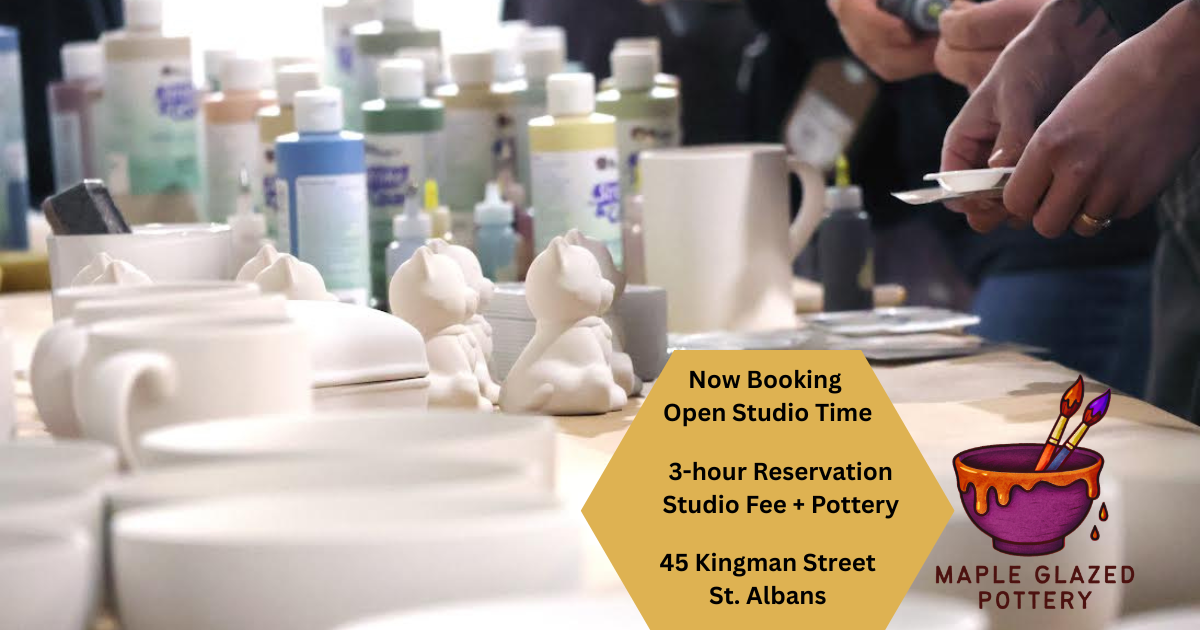 Reservation for Paint-Your-Own Pottery